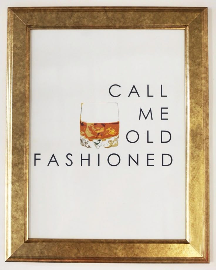 Call Me Old Fashioned print, $68.00 // Katie Kime
