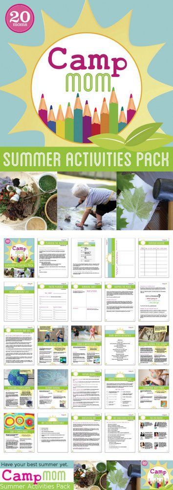 Camp Mom: Summer Activities e-Pack - make summer more fun an