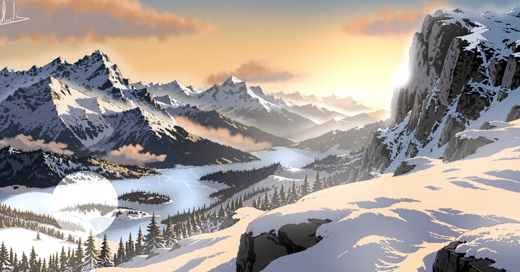 Snowy Mountains 🏔️✨

#art #landscape #artistsoninstagram #co