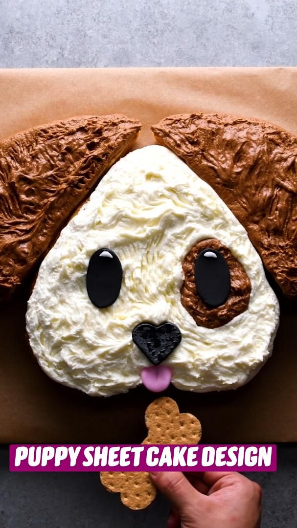 25min · 1 serving     PUPPY SHEET CAKE DESIGN!   Ingredients
