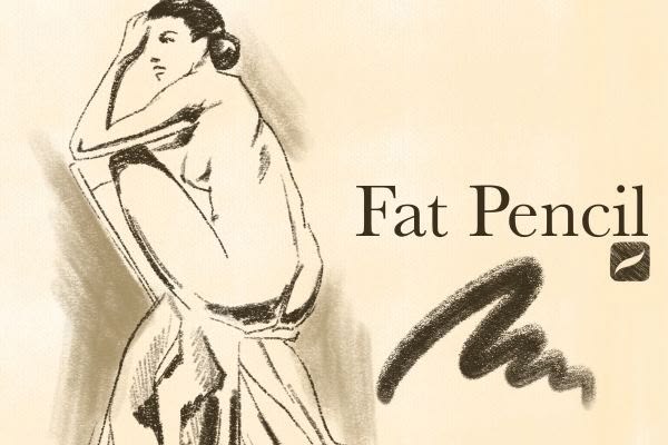 Discover the ultimate Free Fat Pencil Procreate Brush design