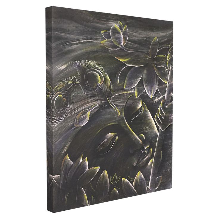 Lord Krishna Abstract Portrait