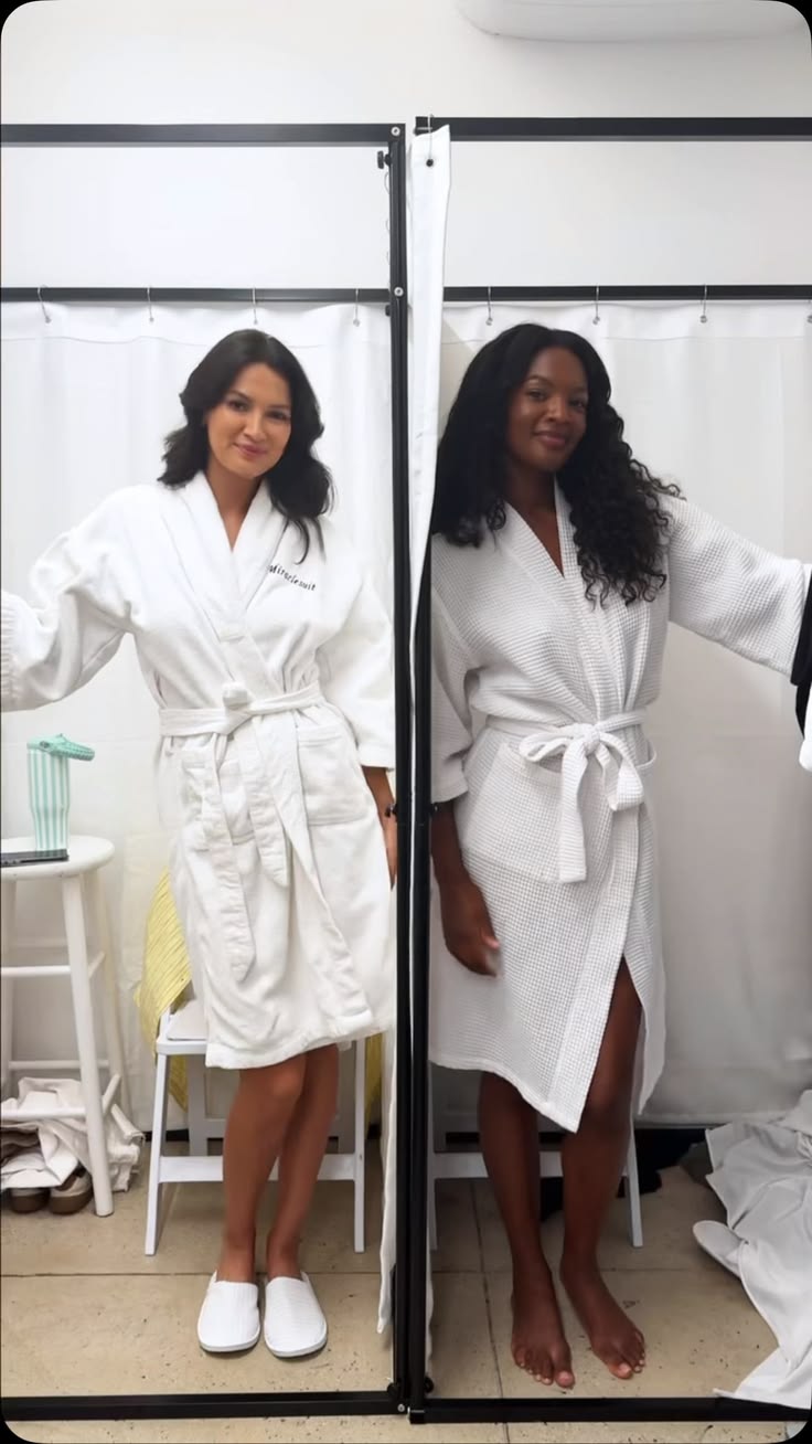 Behind the scenes with Jasmyn and Karen. Consider this your 