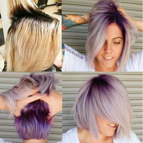 How-To: Purple Pastel Shadow Root - Behindthechair.com