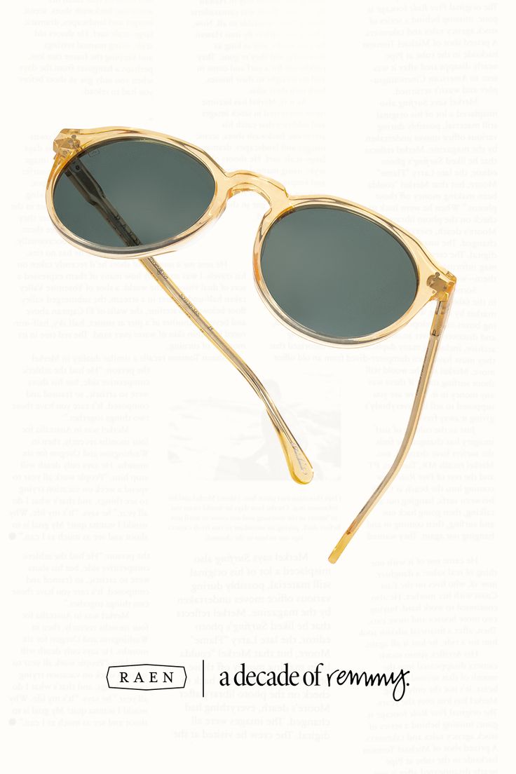 Ten years of iconic eyewear craftsmanship and timeless style