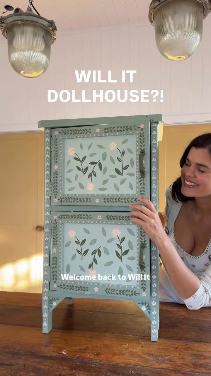 WILL IT DOLLHOUSE?! CABINET REVEAL! There was universal dema