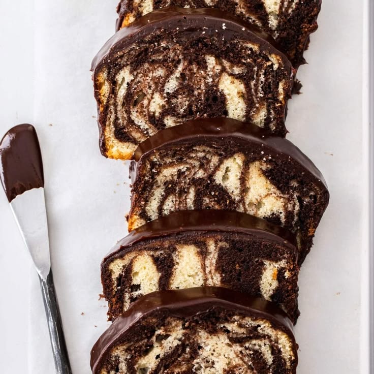 Marble Loaf Cake - Sugar Salt Magic