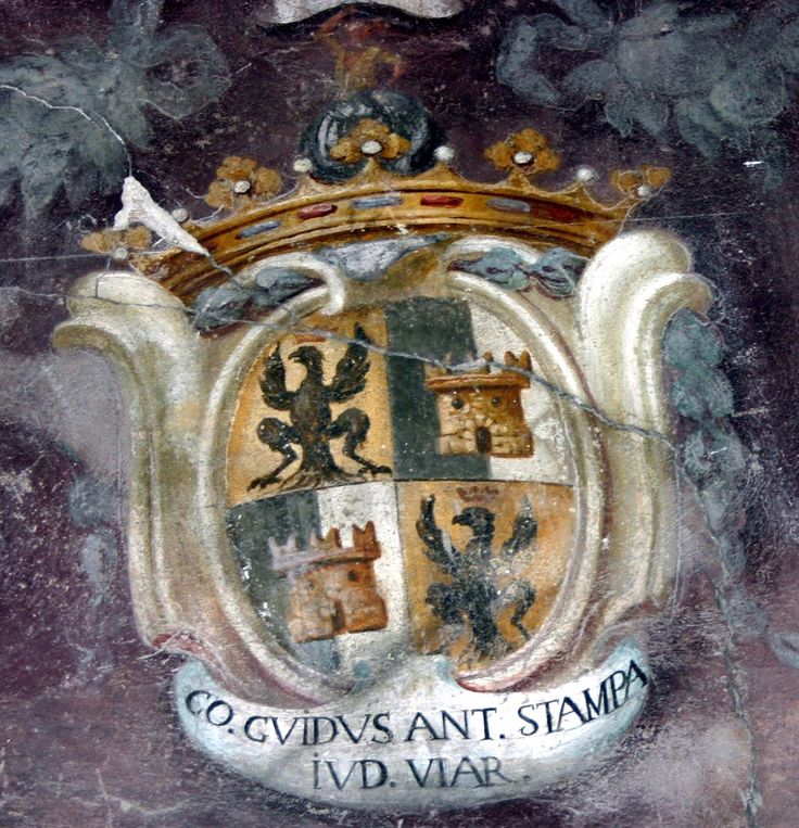 Lo stemma del conte Guido Antonio Stampa, "magistrato delle 