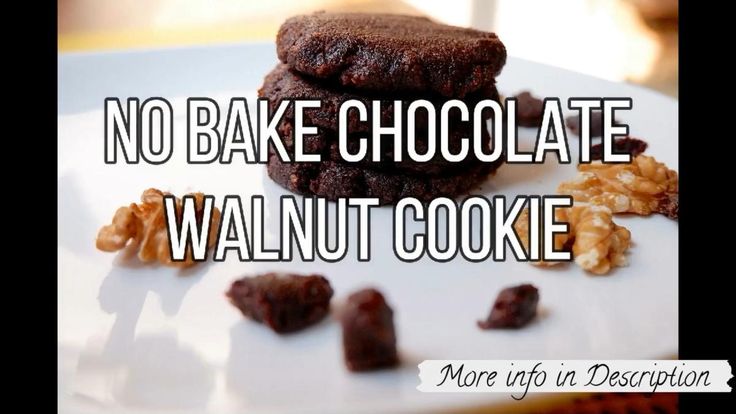 Keto No-bake Chocolate Walnut Cookie