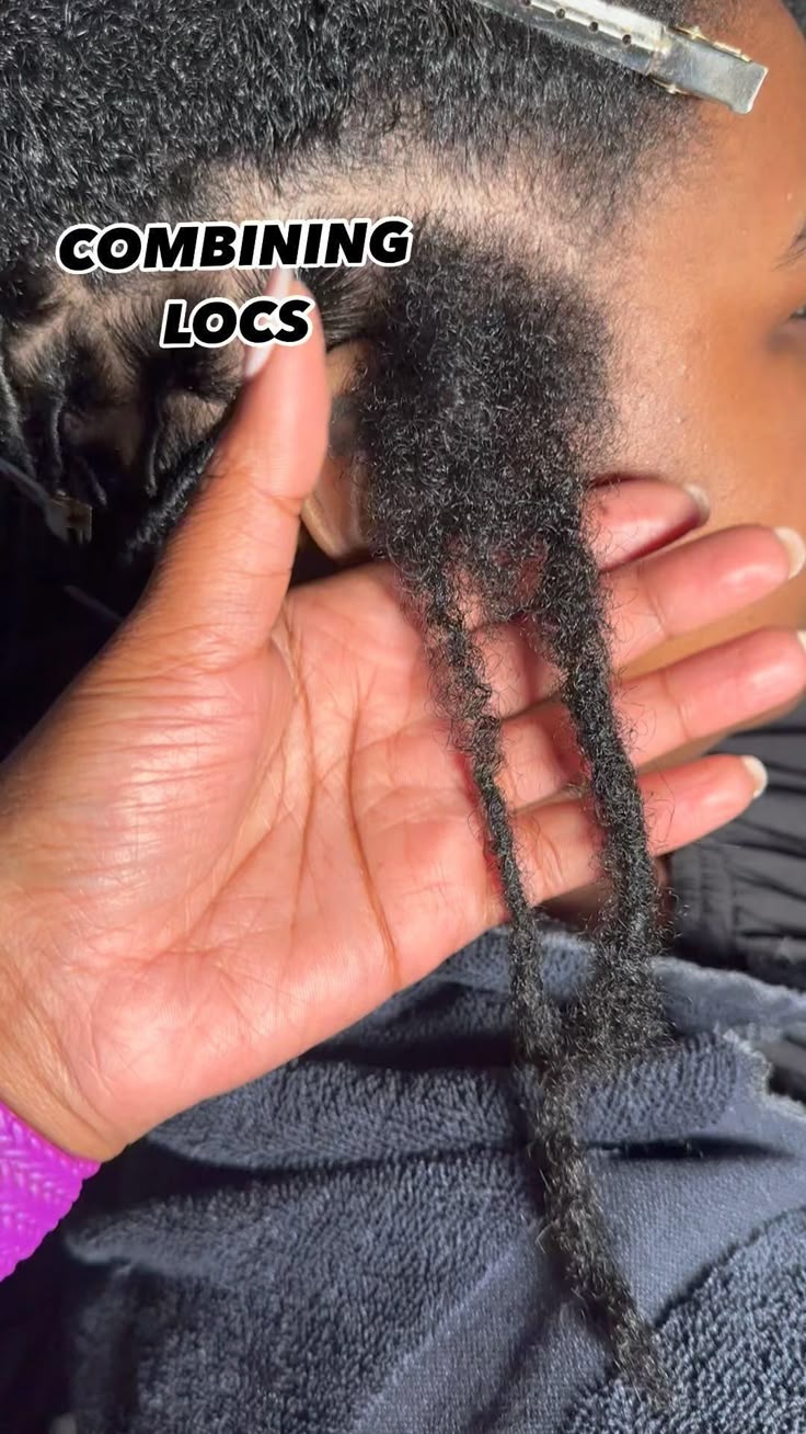 Combining locs LOC 🔐 IN JOI As Your Loctician! #locdnbyjoi #