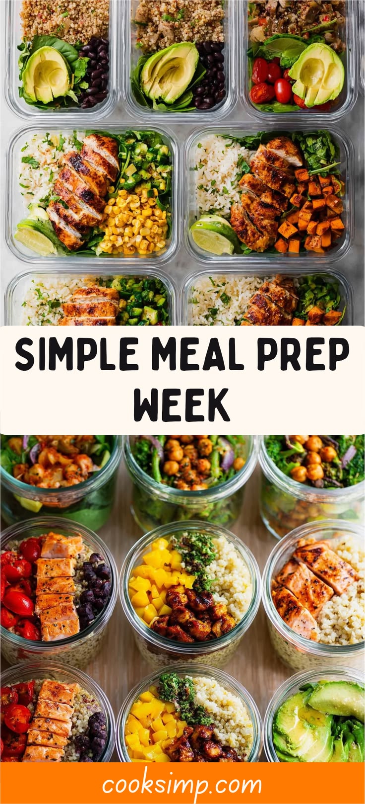 Easy meal prep ideas for your week can genuinely lighten you