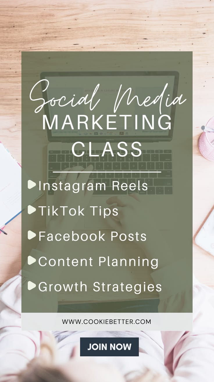 This class walks you through content planning, post ideas, a