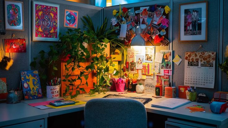 11 Cubicle Makeover Ideas - 6BC Botanical Garden