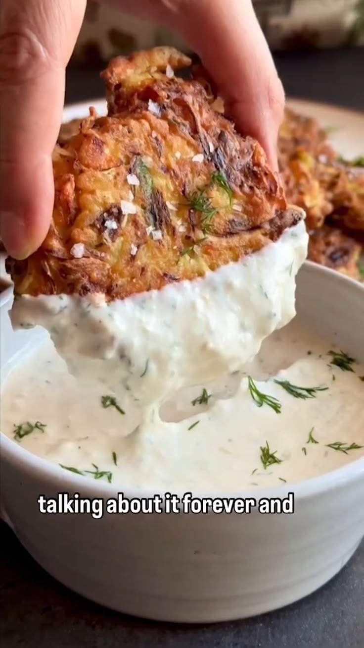 These cabbage fritters are crispy on the outside, tender ins
