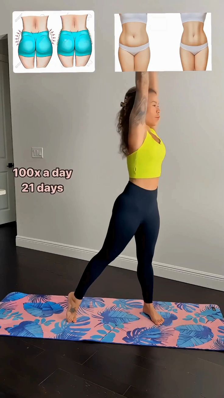 Hip dips workout. 100 x a day, 21 days