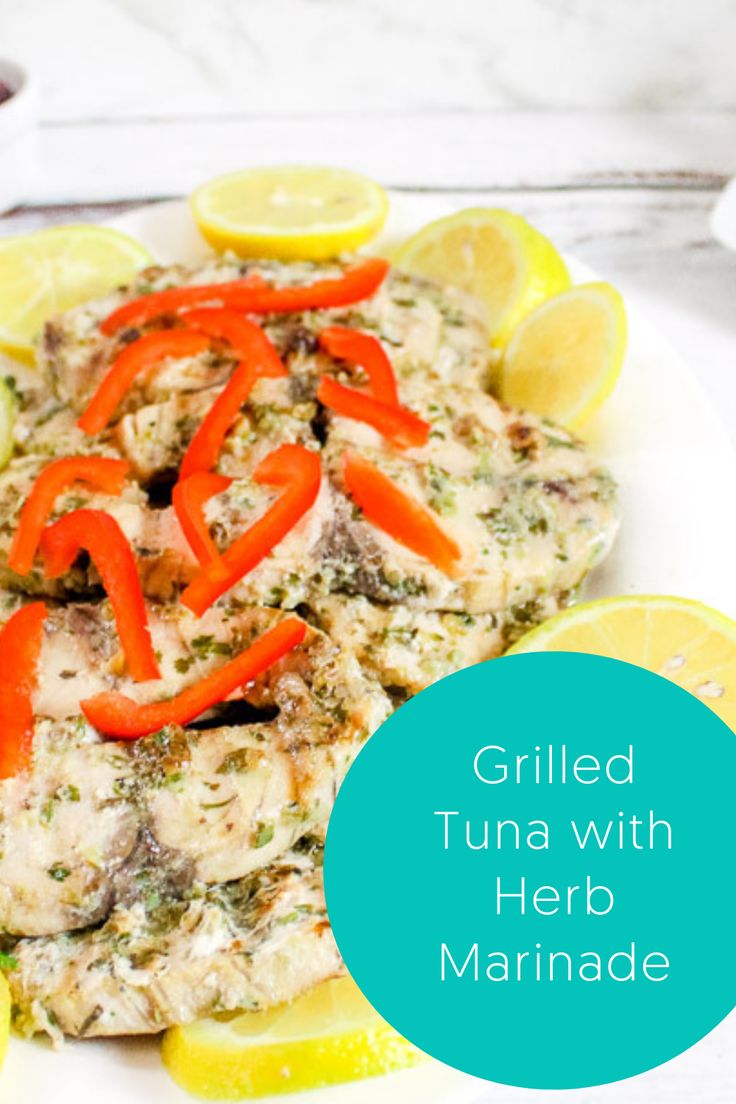 This light and savoury grilled tuna features a marinate with
