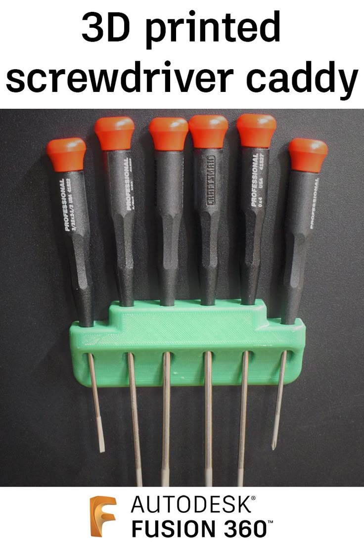Keep your tools easily accessible with this 3D printed screw