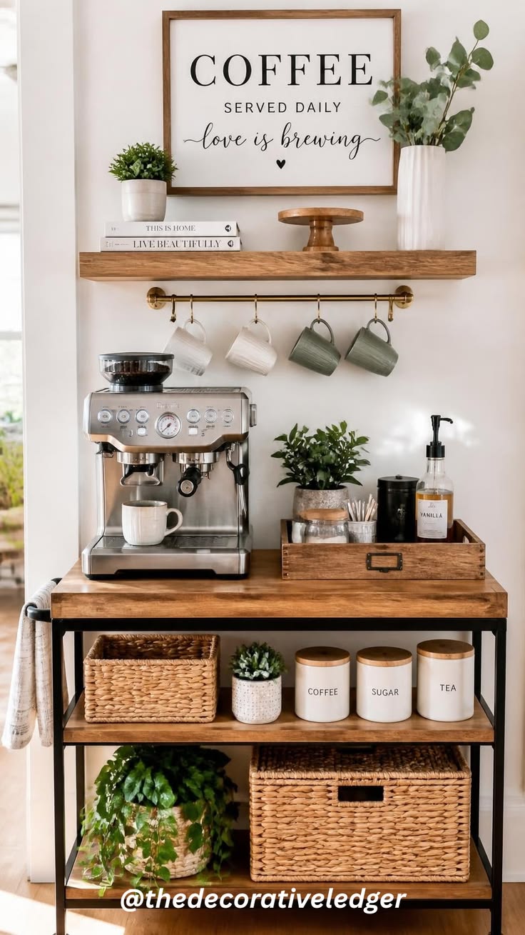 Create your own coffee corner at home! Get your morning brew