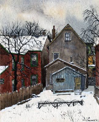 Albert Franck. Behind Grange Rd. 1967. Old Toronto