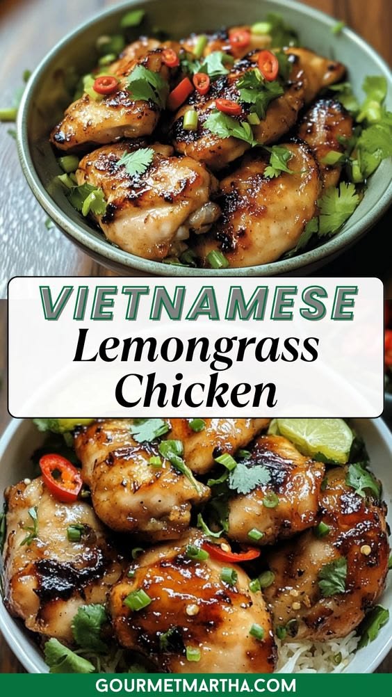 Vietnamese Lemongrass Chicken – a flavorful and aromatic dis
