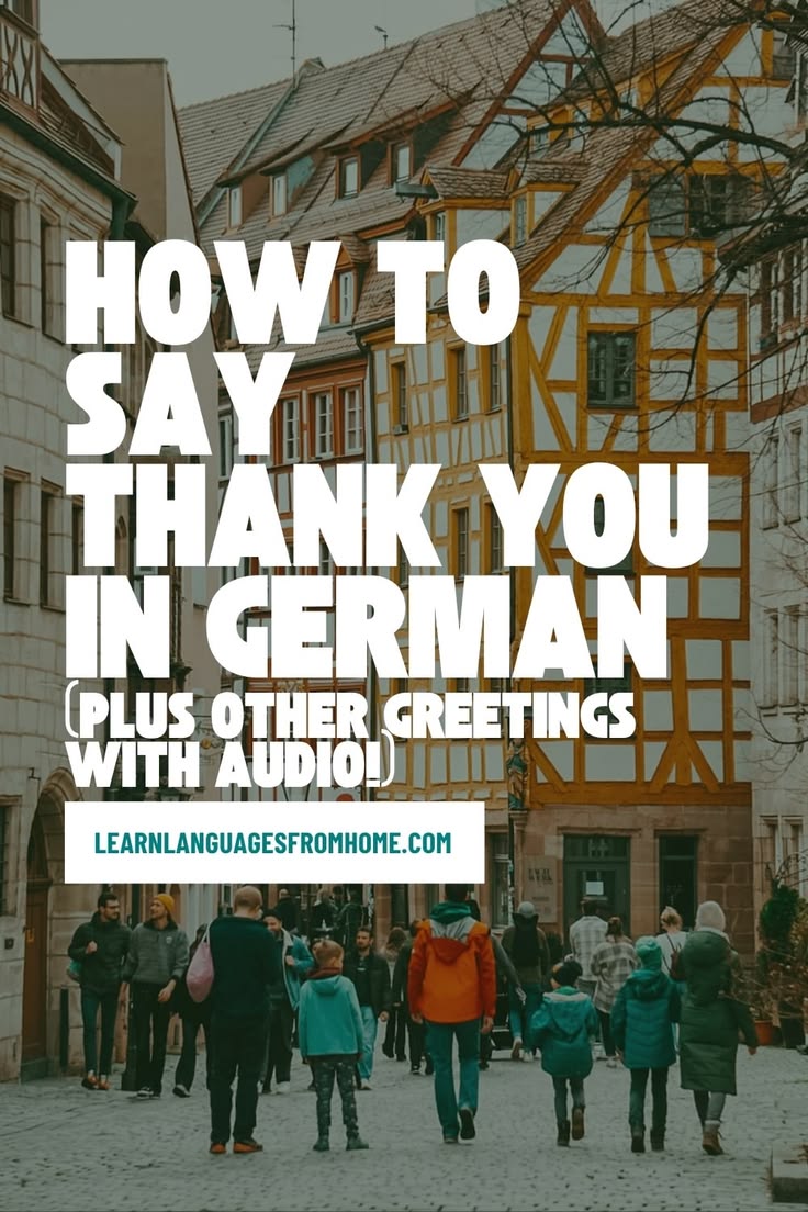 Learn how to say thank you in German, apart from "Danke". Th