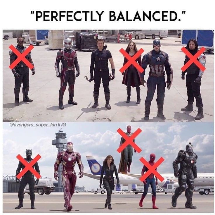 Perfectly Balanced As All Things Should Be Repost @avengers_