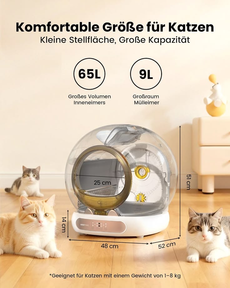 Self-cleaning system = less daily scooping 🚽
Ideal for busy 