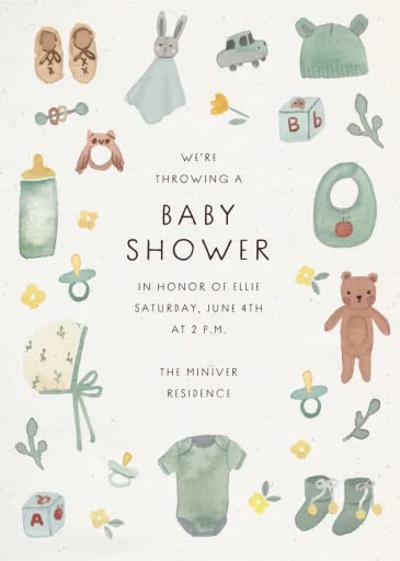 Baby Nest Invitation