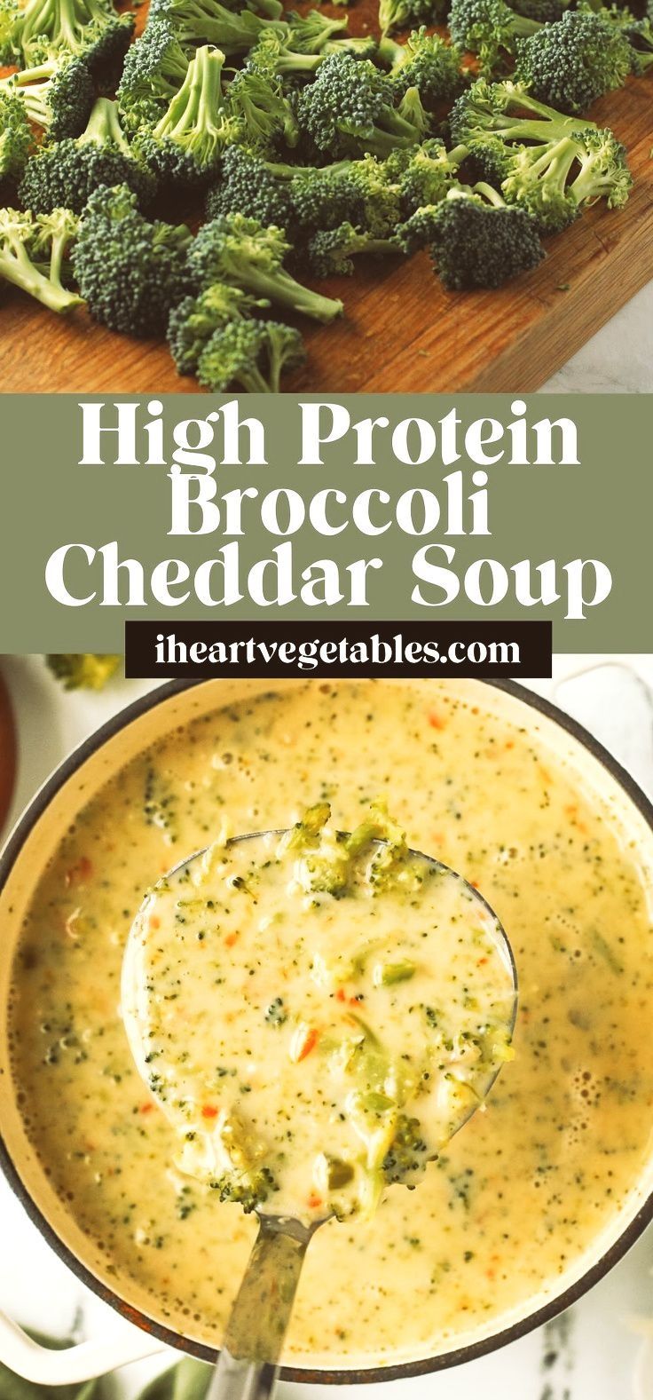 This rich and creamy broccoli cheddar soup is secretly healt