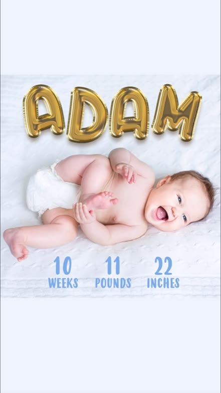 Capture your baby's monthly milestones. Install the Precious