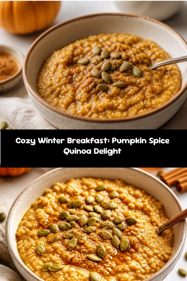 Start your morning with a warm hug in a bowl. This creamy Pu