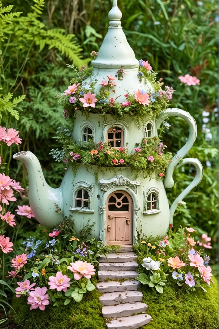 26 Outdoor Fairy Garden DIY [Easy To Make] – craftydiyers.co