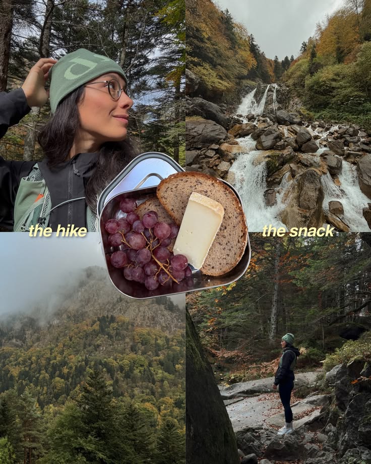 hike, snack, repeat 🔂🏔️🤎✨🍞

inspo : @jasminxvaz 

#outdoor #