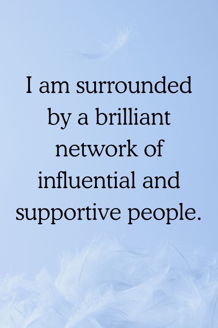 From aligned friendships to millionaire mentors—this affirma