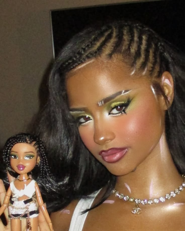 Tyla’s makeup for her Bratz Collection by Ngozi Edeme | 📸 cr