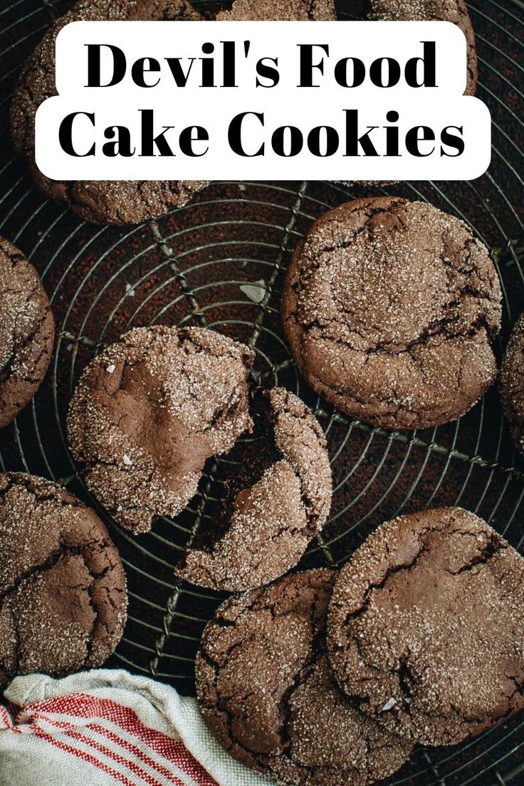These 5-ingredient Devil's Food Cookies are the fluffiest an