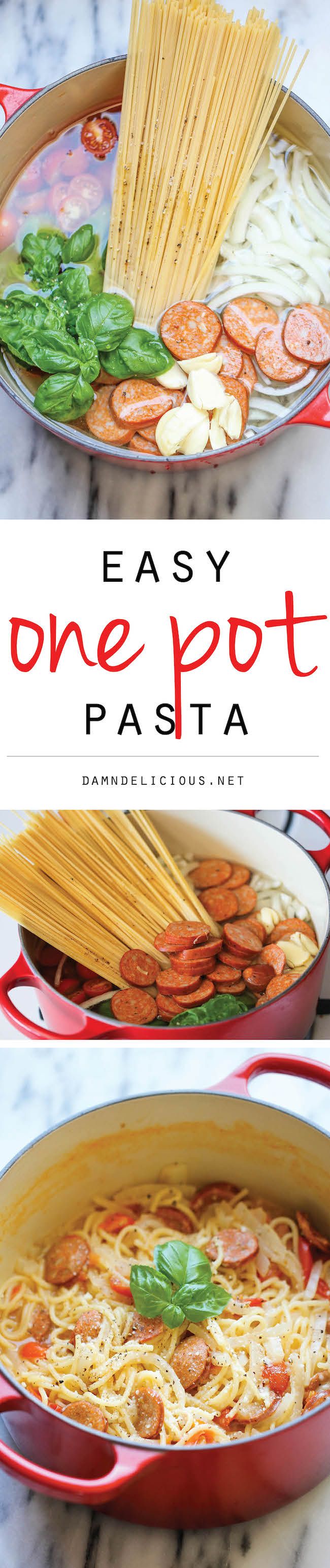 One Pot Pasta - The easiest, most amazing pasta you will eve