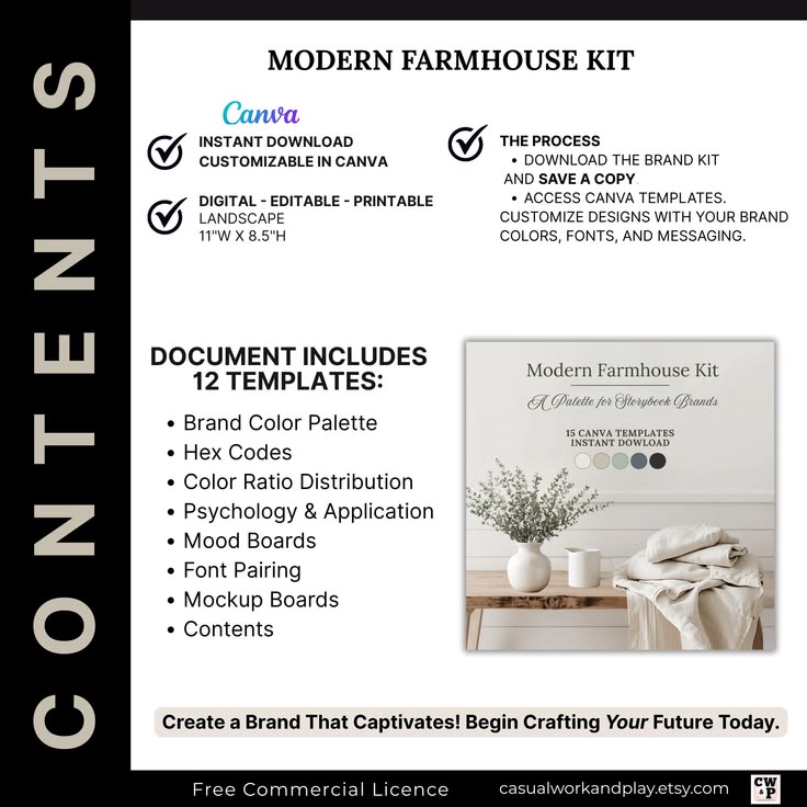 Bring Rustic Calm & Timeless Neutral Tones Into Your Brand
M