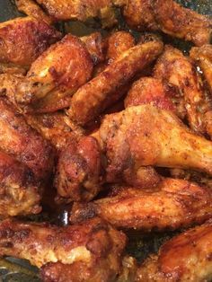 These wings are fall-off-the-bone tender and amazing. They a