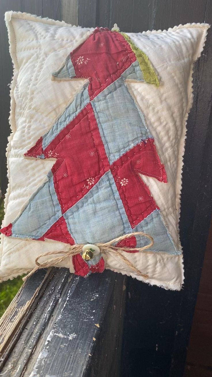I fell in love with this antique rare quilt and made it into