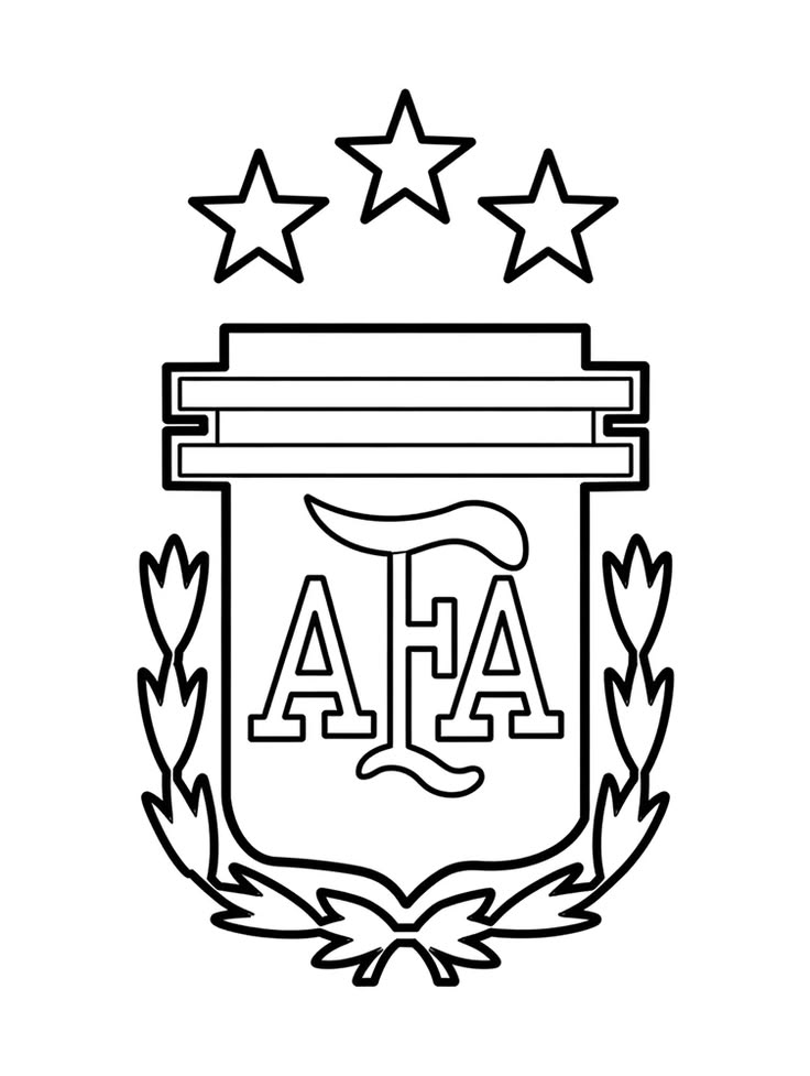 Argentina National Football Team Coloring Pages