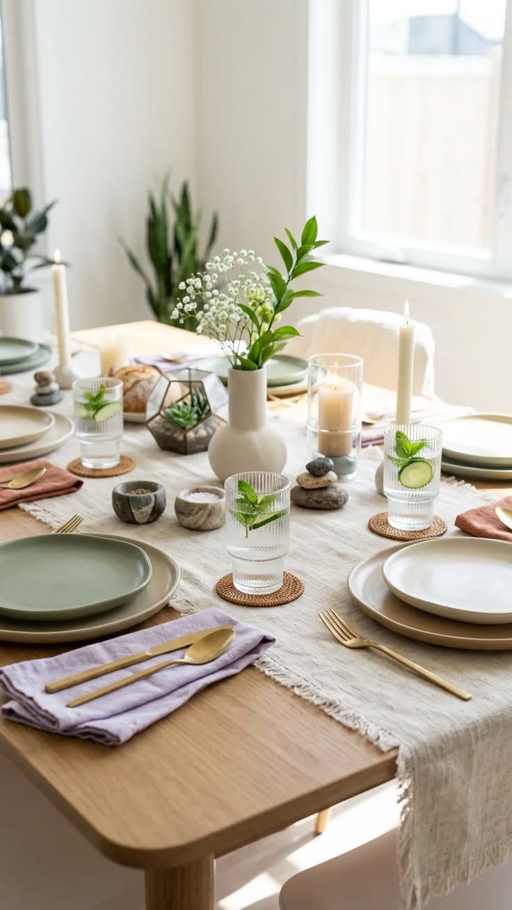 Stay current with these refreshing table styling trends that