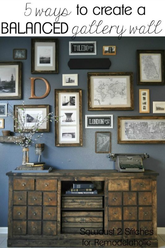 Putting together a gallery wall can be such a daunting and o