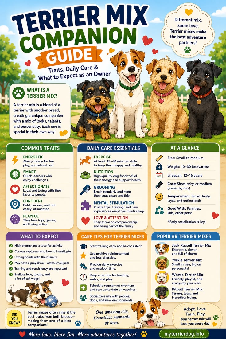 Considering a terrier mix as your next furry family member? 