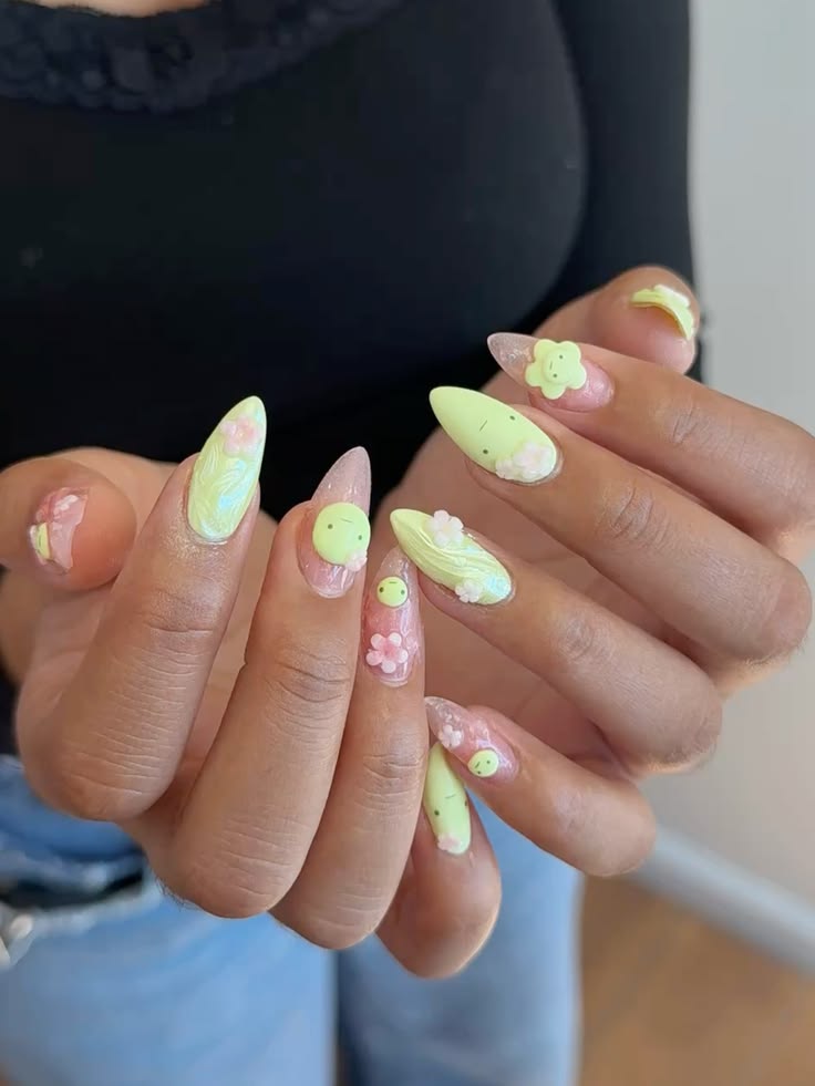Smiski nails