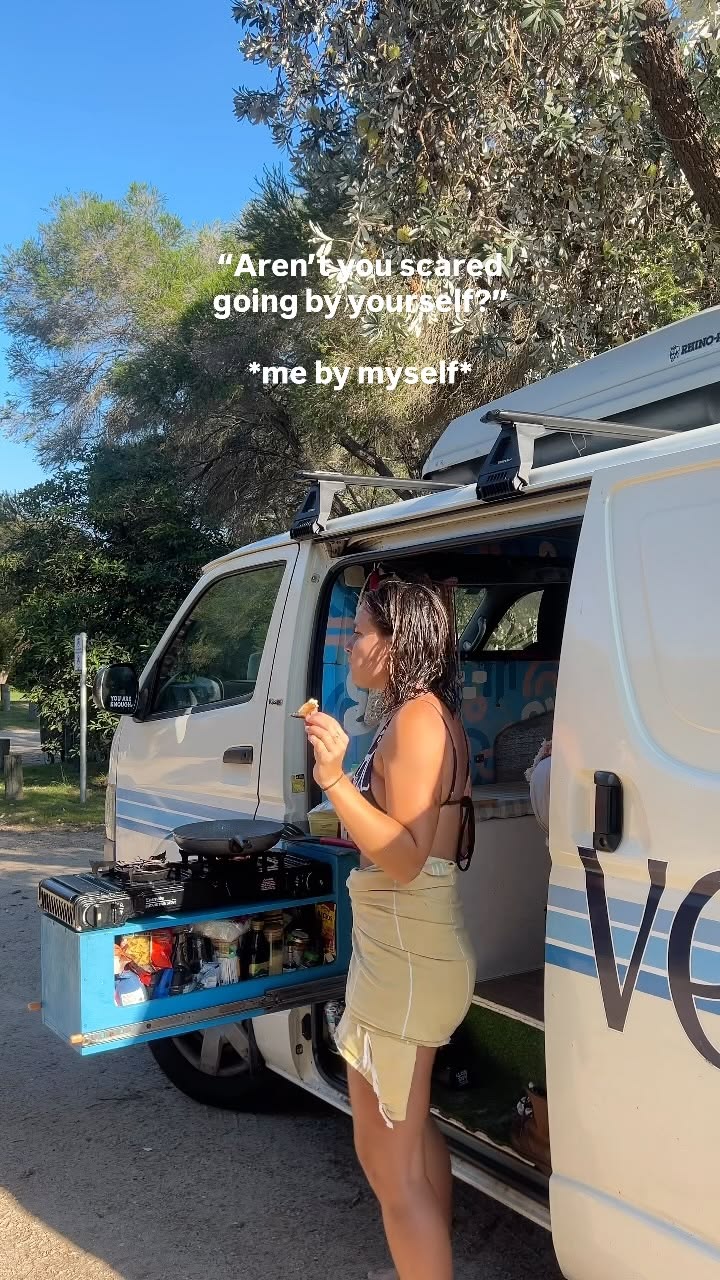 Me and my pancakes against the world 

#vanlife #solotravel 