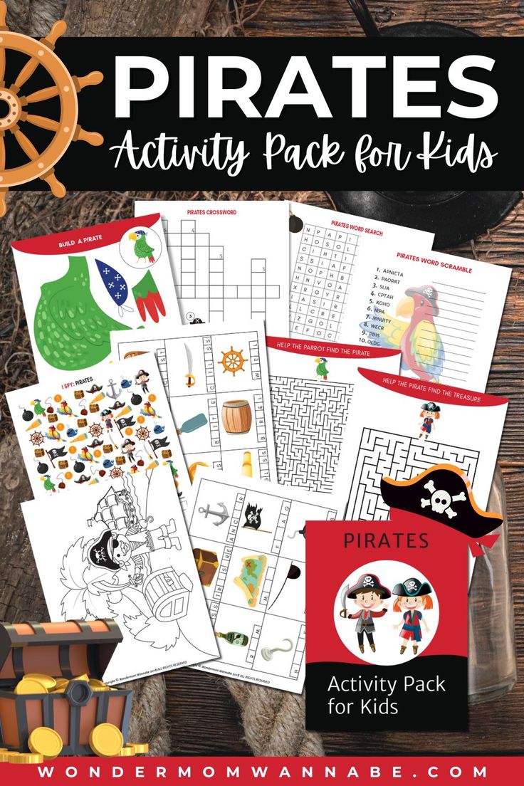 Set sail for adventure with our Printable Pirates Activity P