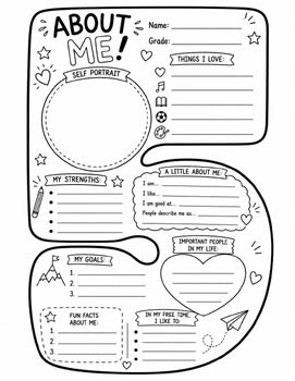 Kick off the school year with a fun All About Me activity ma