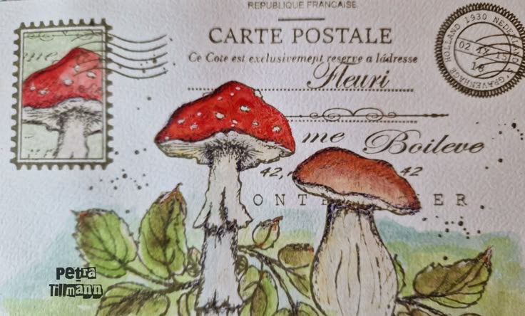 stamps @Ludiecstempels #paddenstoelen