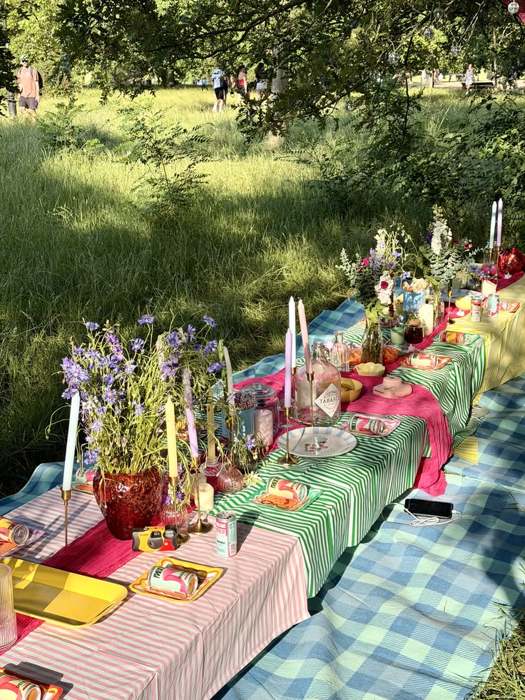 Mixtons 'Long Tables in Unexpected Places' Picnic in the par